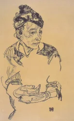 De moeder van de kunstenaar